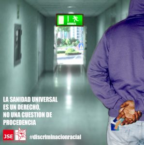 JSE: "El Gobierno ha tomado medidas discriminatorias racialmente en materia sanitaria"