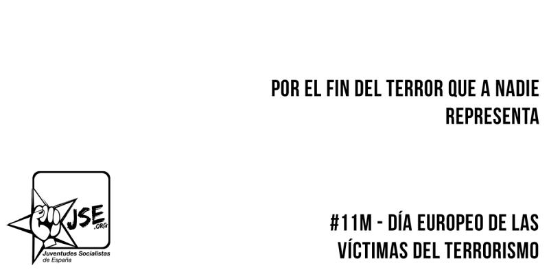 Campaña por el 11M, Dí­a Europeo de las Ví­ctimas del Terrorismo