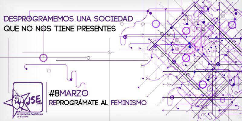 Juventudes Socialistas lanza una campaña para ‘reprogramar’ a la juventud al feminismo