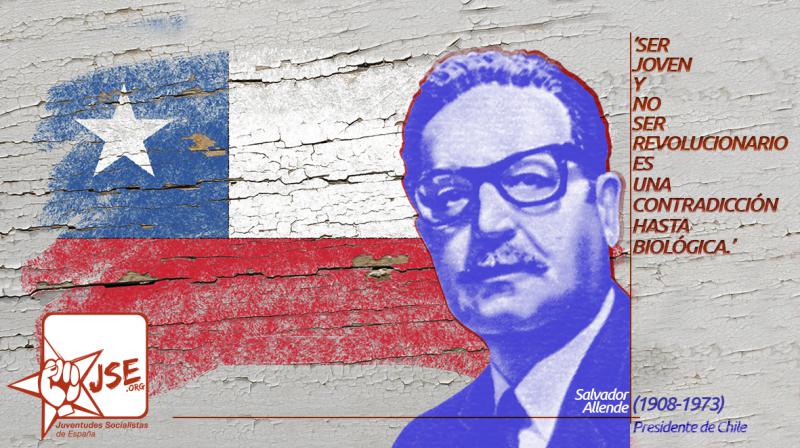 Juventudes Socialistas recuerda a Salvador Allende en el aniversario de su fallecimiento