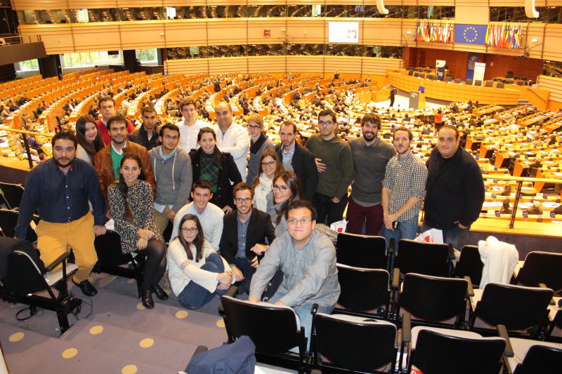 Juventudes Socialistas de España visita el Parlamento Europeo