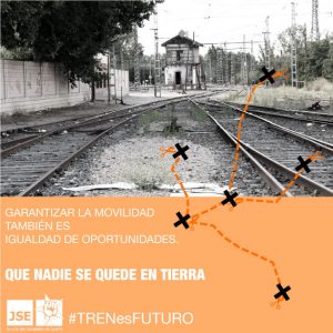 CAMPAÑA EN CONTRA DE LA SUPRESIí“N DE LíNEAS DE RENFE