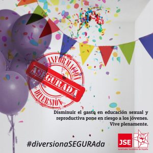 JSE denuncia que los retrocesos del PP en materia de salud sexual son un ataque directo a la juventud