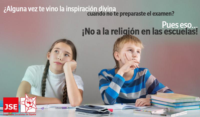 Campaña ¡No a la religión en las escuelas!