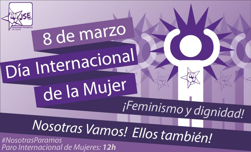 Juventudes Socialistas reivindica feminismo y dignidad