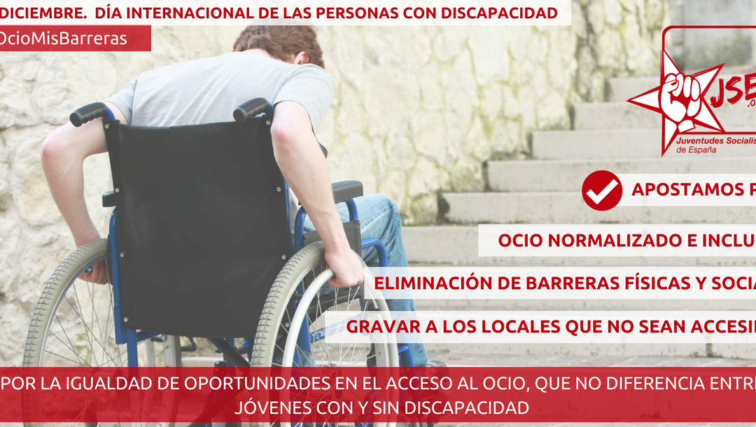 JSE apuesta por la eliminación total de barreras que imposibilitan un ocio normalizado de los jóvenes con discapacidad