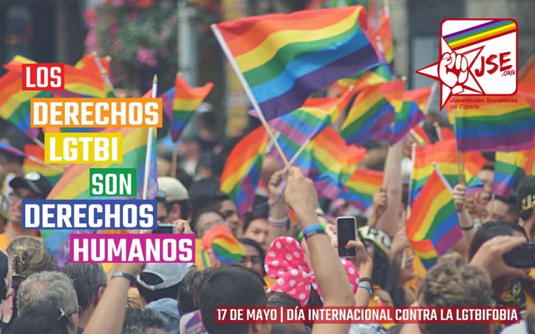 Juventudes Socialistas exige implementar medidas de apoyo al colectivo LGTBI.