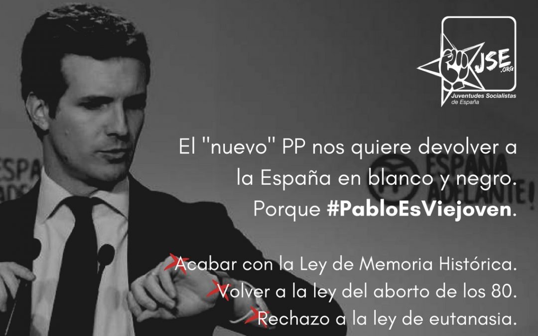 JSE considera una regresión la elección de Pablo Casado como presidente del PP.