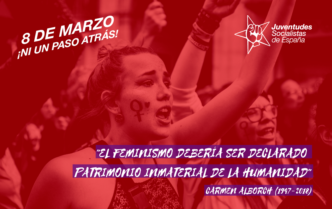 JSE reitera su compromiso con la lucha por la igualdad real y se suma a la huelga feminista.