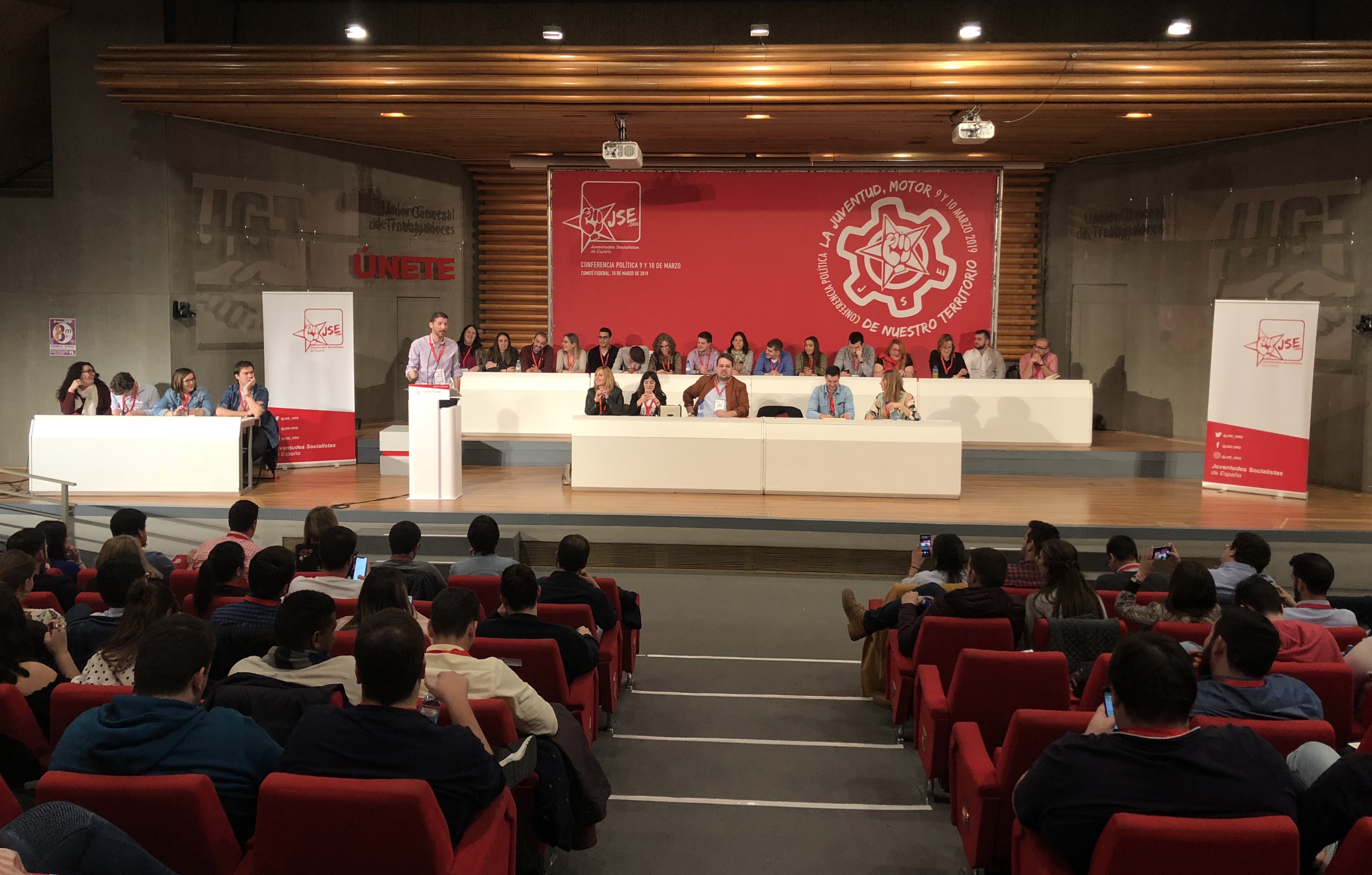 Juventudes Socialistas de España celebró su Conferencia Política y aprobó diversos cambios orgánicos.