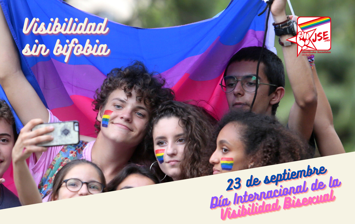 JSE reivindica la visibilidad de las personas bisexuales y su reconocimiento legal y diario en la sociedad.