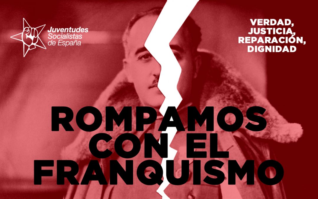 JSE espera que con la nueva Ley de Memoria Democrática desaparezcan los últimos vestigios del franquismo presentes en toda la geografía española.