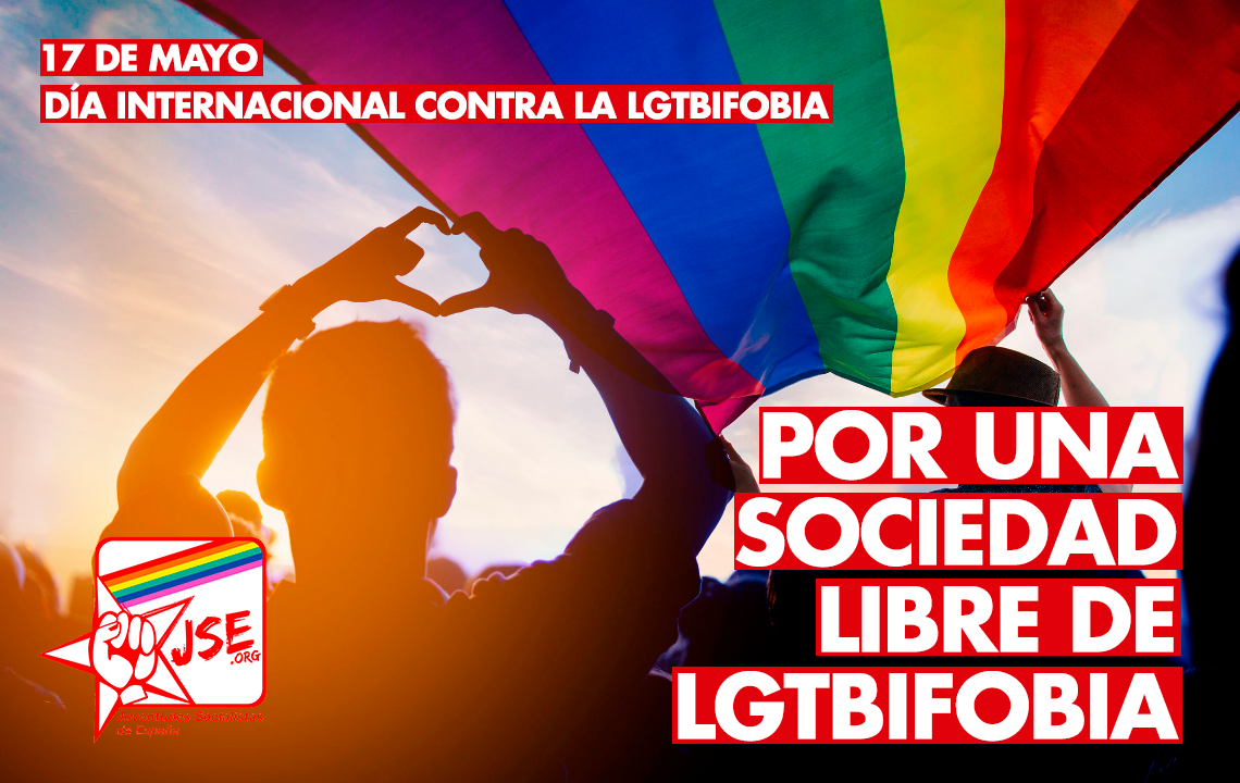 Juventudes Socialistas reivindica la importancia de la Ley Zerolo en el Día Internacional contra la LGTBIfobia.