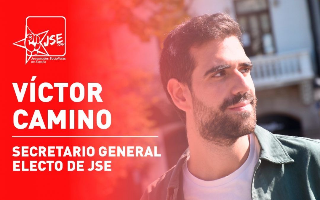 VÍCTOR CAMINO, ELEGIDO POR LA MILITANCIA SECRETARIO GENERAL DE LAS JUVENTUDES SOCIALISTAS DE ESPAÑA.