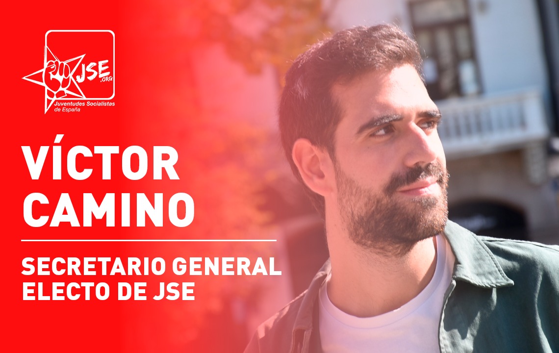 VÍCTOR CAMINO, ELEGIDO POR LA MILITANCIA SECRETARIO GENERAL DE LAS JUVENTUDES SOCIALISTAS DE ESPAÑA.