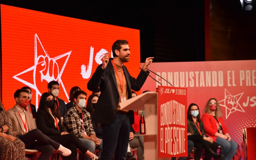 Víctor Camino ha sido ratificado, este fin de semana, como nuevo Secretario General de Juventudes Socialistas de España