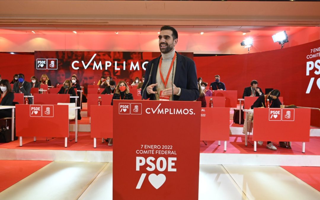 Víctor Camino reivindica llevar la política a lo cotidiano: “nuestra generación vive mejor su día a día con Pedro Sánchez”.