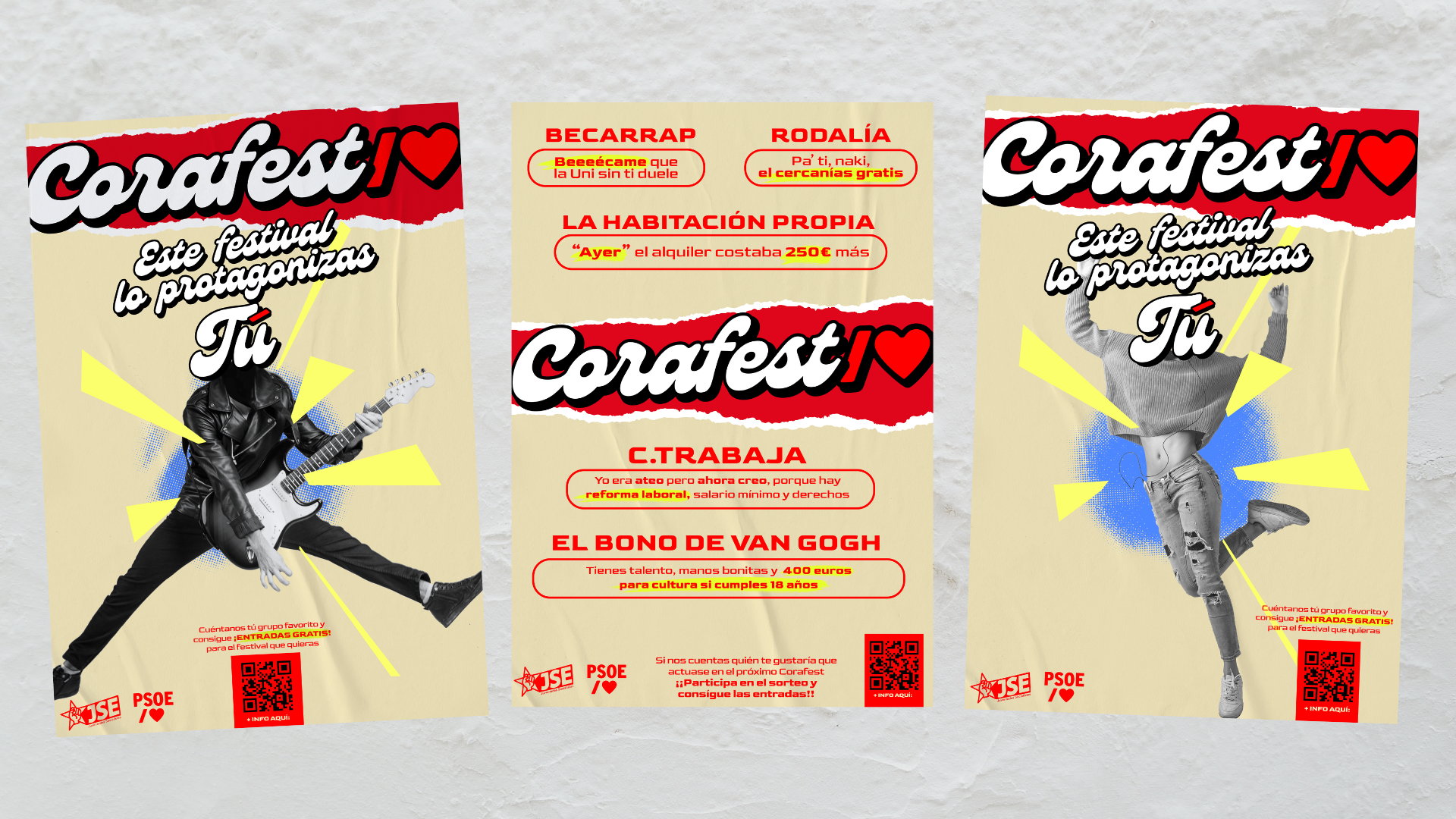 Juventudes Socialistas organiza el “CoraFest”, un ‘festival’ que reivindica las acciones para jóvenes del Gobierno de Pedro Sánchez