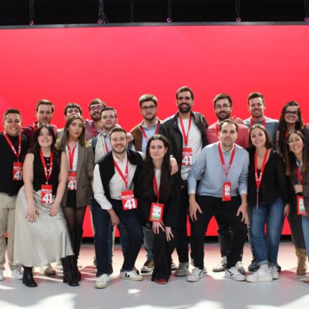 Delegación de JSE en el 41 Congreso del PSOE