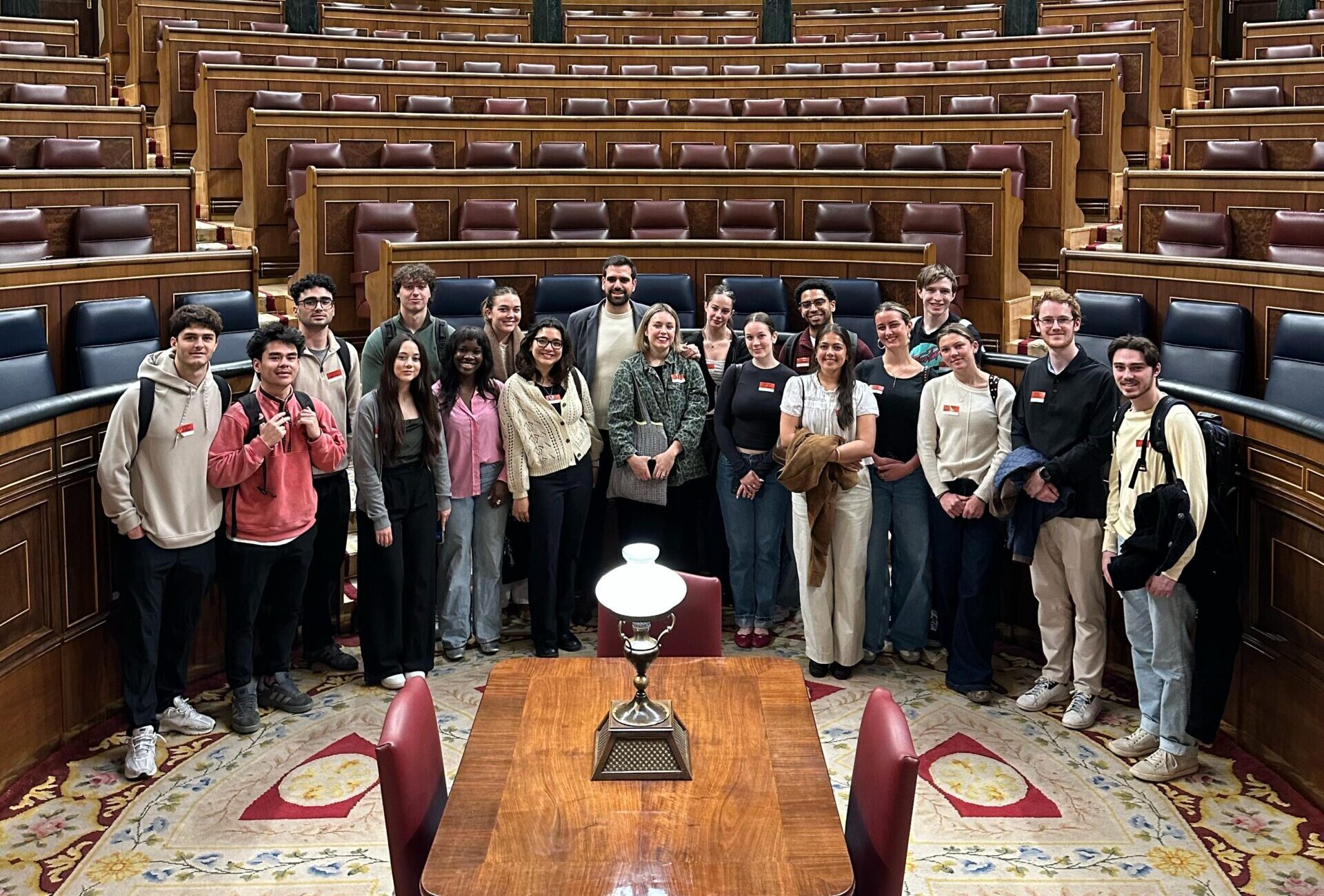 Visita al Congreso de alumnos de la Universidad Nebrija